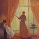 Yvonne CHEFFER DELOUIS: Orange Interior, original signed lithograph