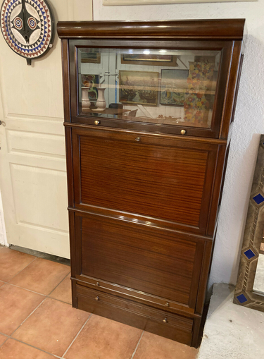 MD furniture: mahogany secretary library