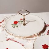 Dessert plates Claudia Amandinoise and vintage mandiant
