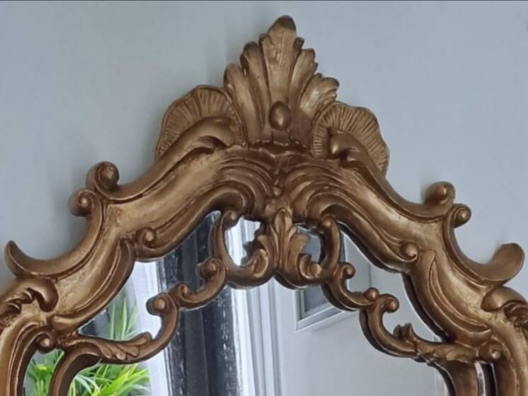 Rococo mirror 89cm x 61cm