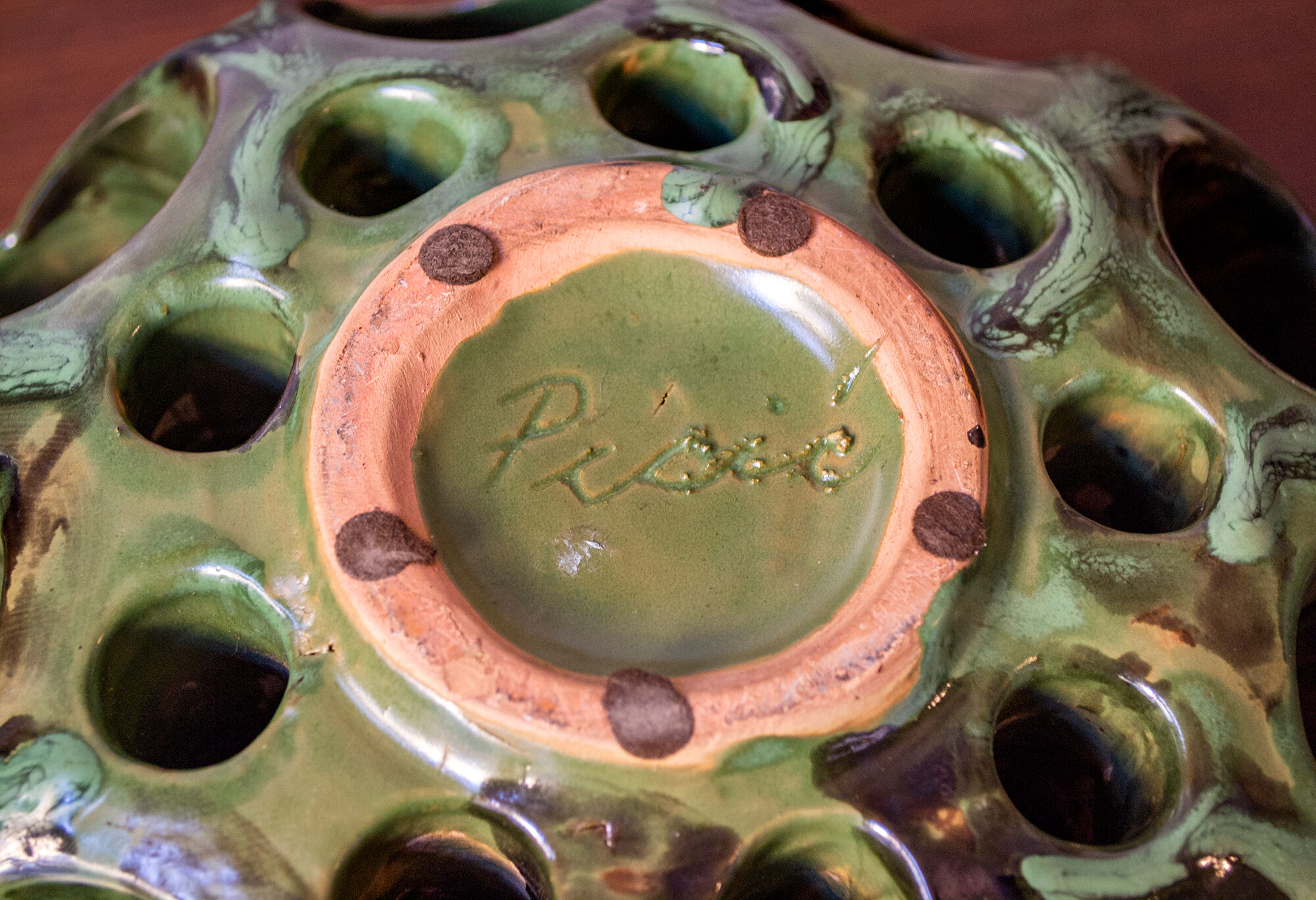 Ceramic vase-sculpture by Vladimir Pecic Zagreb Year 1973