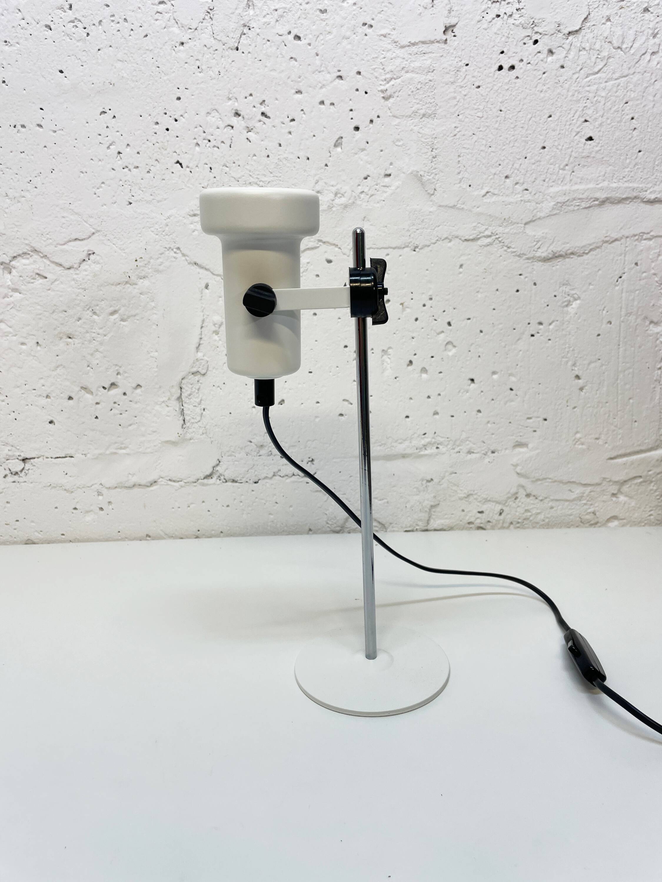 White desk lamp from, 1970s