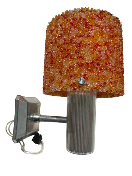 Pair of plastic wall lights