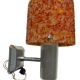 Pair of plastic wall lights