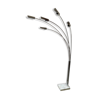 5 branch design floor lamp from the 70s