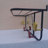 Wall coat holder with mirror