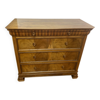 Louis Philippe chest of drawers in cherry wood