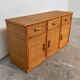 Vintage rattan & bamboo sideboard / credenza, 1970s