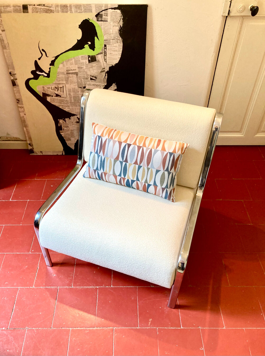 Vintage armchair heater