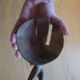 Twisted wooden spoon carved hands vintage folk art