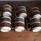 6 England mugs