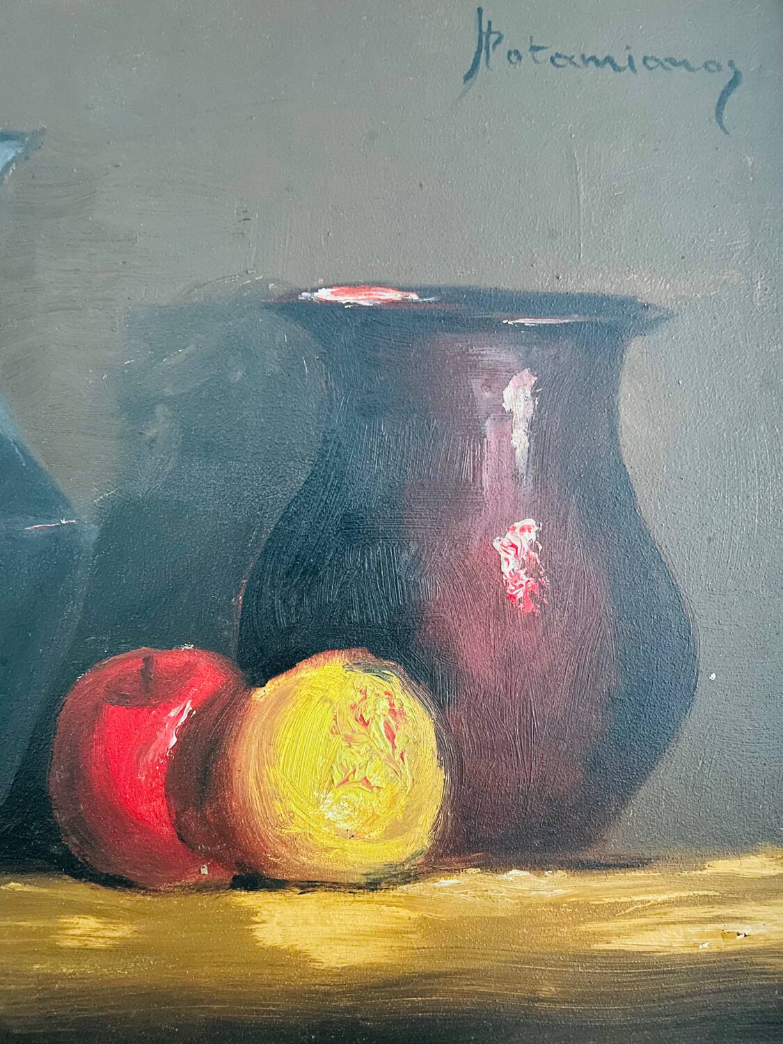 Old still life signed Potamianos