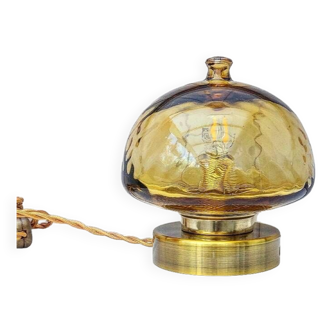 Vintage amber lamp
