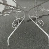 Antique garden furniture in vintage iron