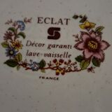 Set of 3 bowls in the Éclat model from Sarreguemines. 1960s.