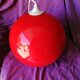 Suspension rouge vintage
