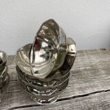 8 stainless steel bowls from the 1970s