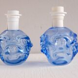 Mid-Century Modern Table Lamps in Blue by Börne Augustsson for Åseda Sweden