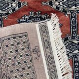 Oriental rug pure hand-woven wool 99x150cm