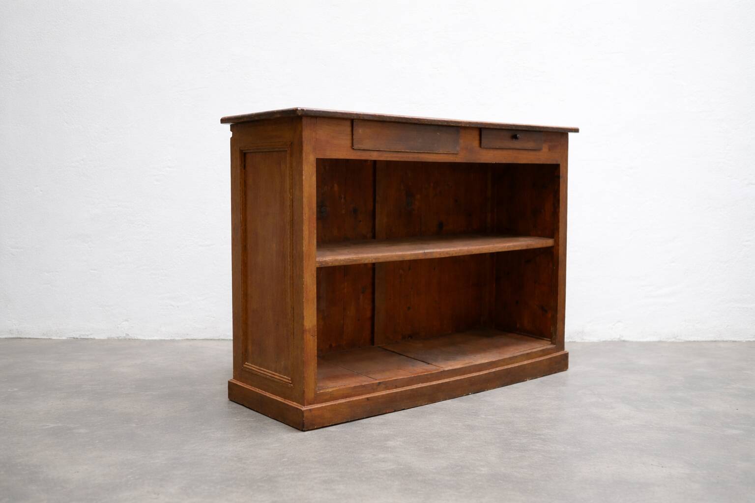 Antique wooden counter – late 19th / early 20th century
