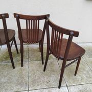 4 chaises bistrot vintage