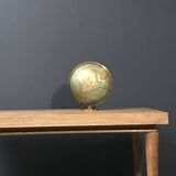 French Art Deco Expandable Oak Table, 1980s