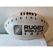 Ballon de rugby officiel coupe du monde 91 all blacks signé