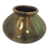 Sell Flamed Stoneware Vase Art Nouveau Bouffioulx Faience 9528