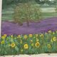 Peeinture on canvas "Provence"