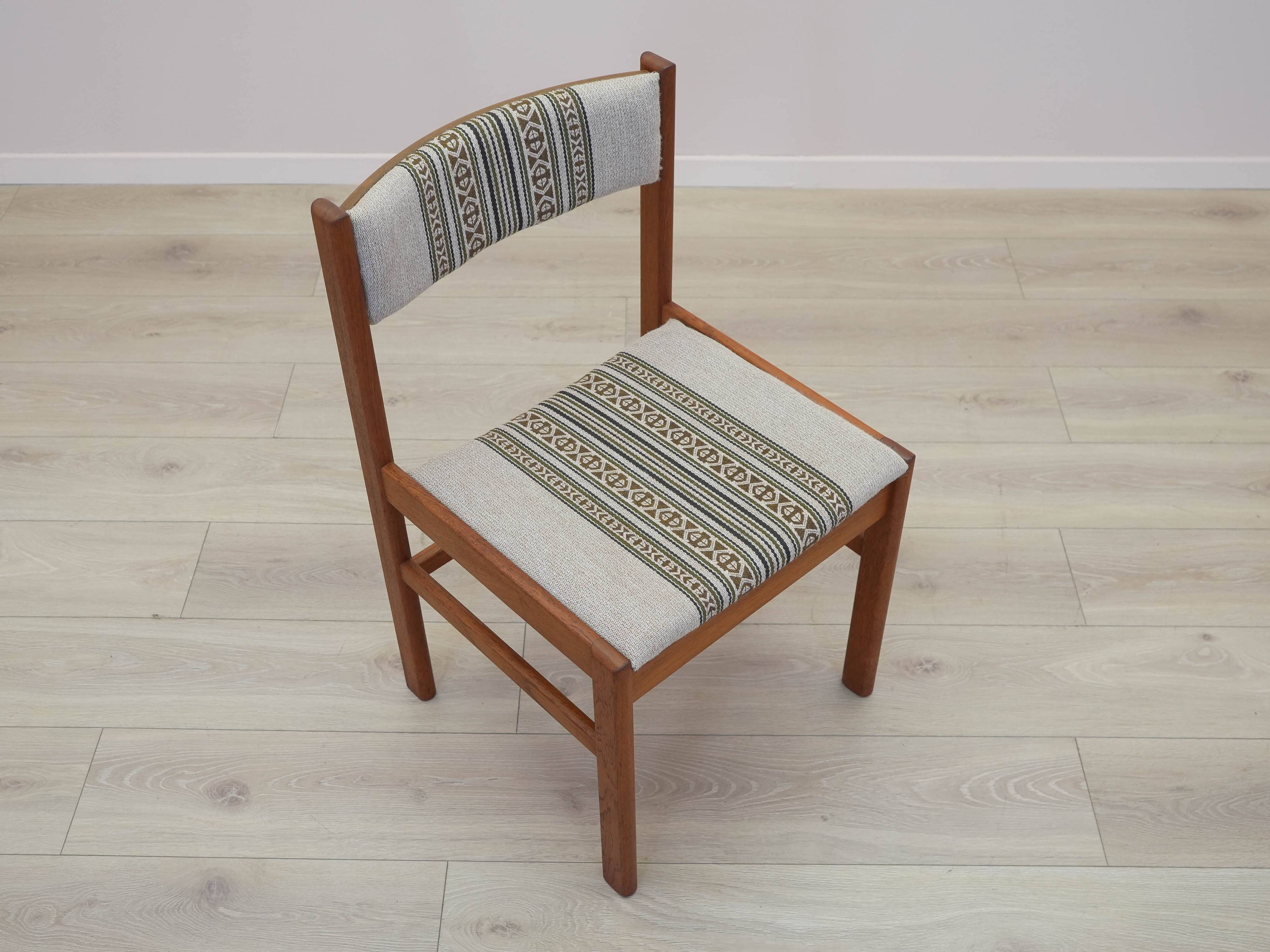 Set of two teak chairs, Danish design, 1970s, made in Denmark