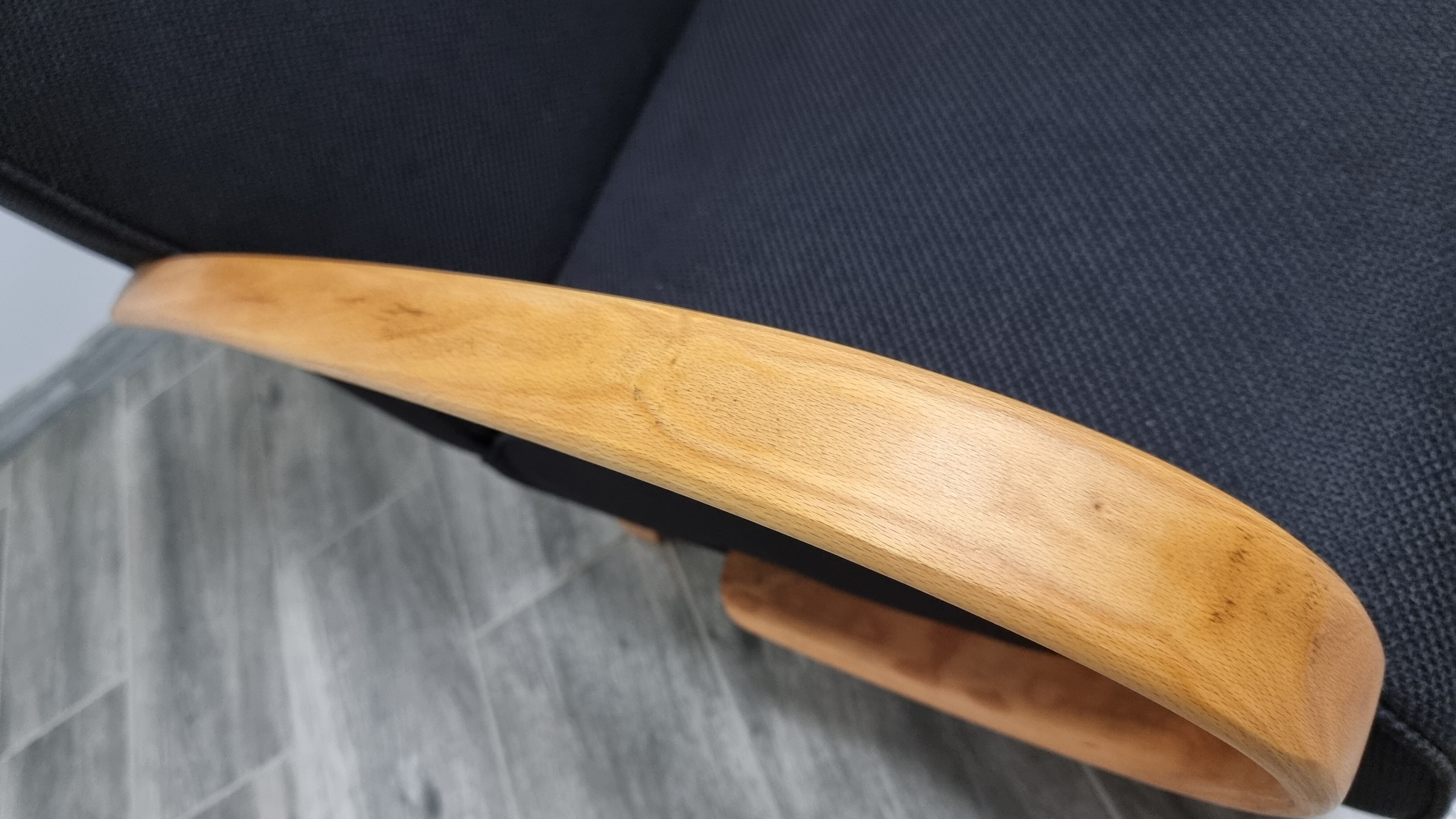 Restored armchairs by Jindrich Halabala