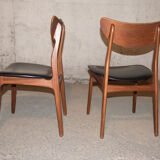 Series of 5 HP Hansen chairs for Mobelindustri