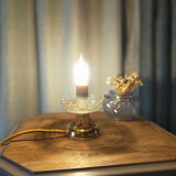 Bohemian crystal table lamp