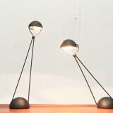 Vintage Italian postmodern Meridiana table lamps by Paolo Francesco Piva for Stefano Cevoli, 1980s, set of 2.
