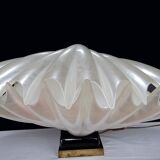 Liane Rougier lamp shell Benetier design 1970 in methacrylate