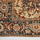Tapis persan classique antique rouge et bleu marine des années 1960, 287x386 cm