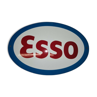 Plaque émaillée Esso