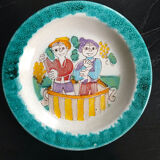 Assiette du céramiste sicilien Giovanni de Simone 1964