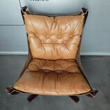 Scandinavian armchair Falcon Chair, Sigurd Resell for Vatne Møbler, Norway 1970