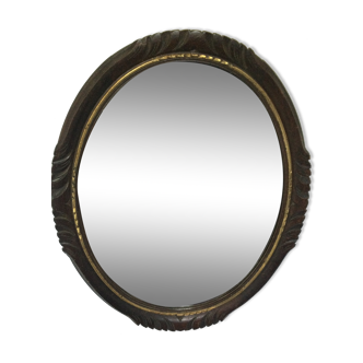 Wooden mirror