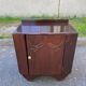 Art Deco bedside table in glossy dark oak