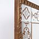 Miroir italien en verre églomisé, à parecloses, début XXe siècle
