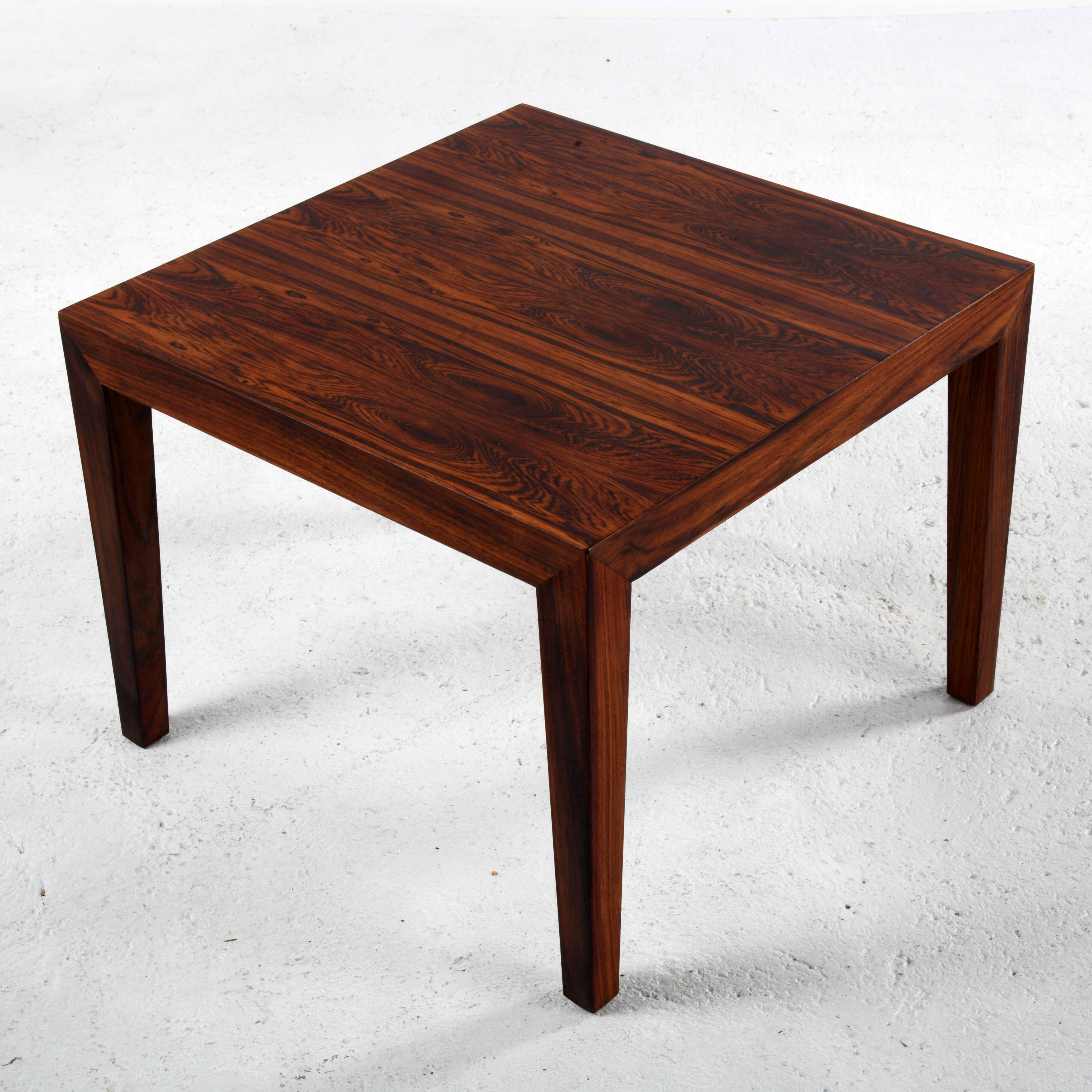 Scandinavian rosewood coffee table