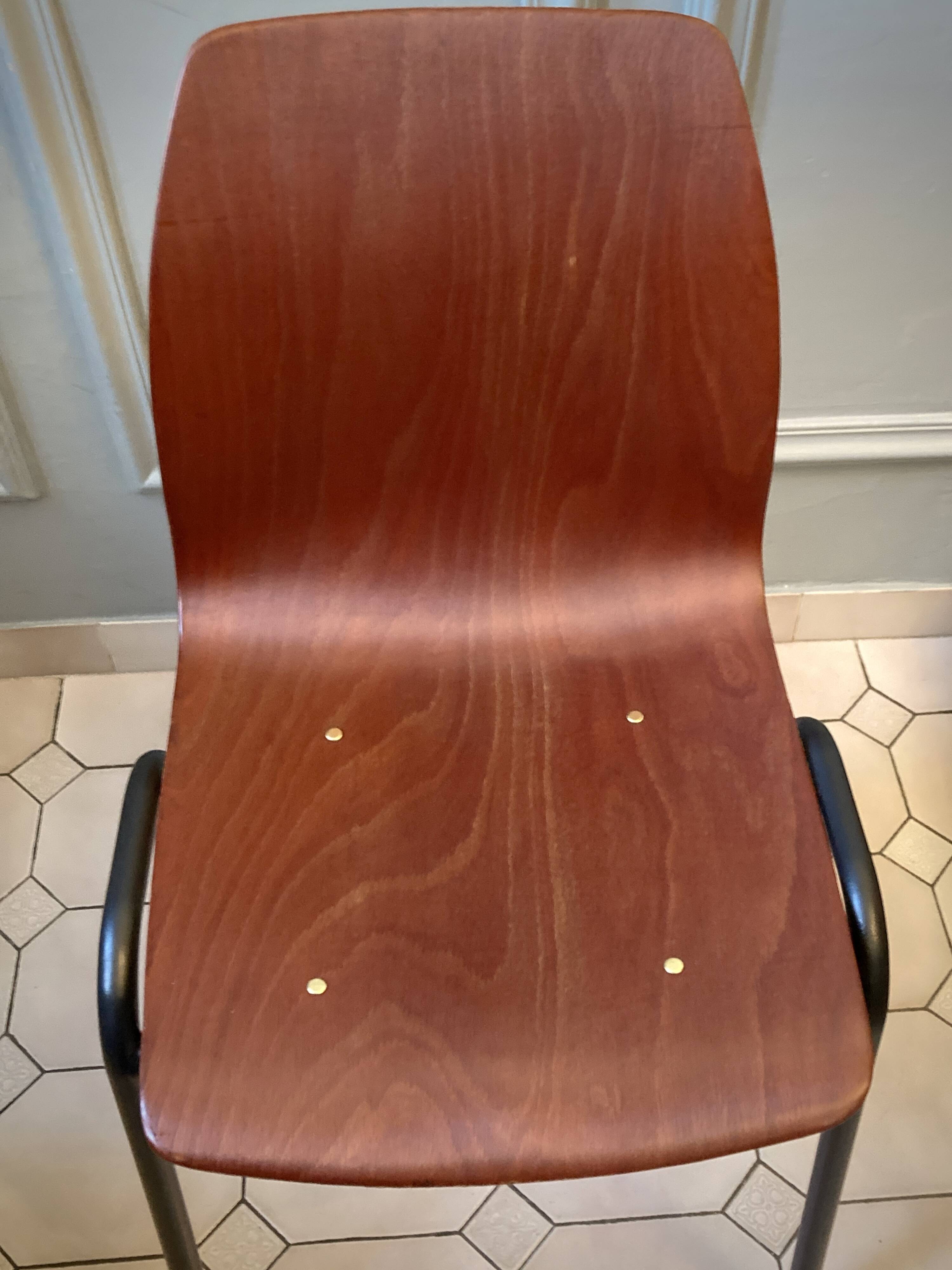 6 German Pagwood chairs - Pagholz