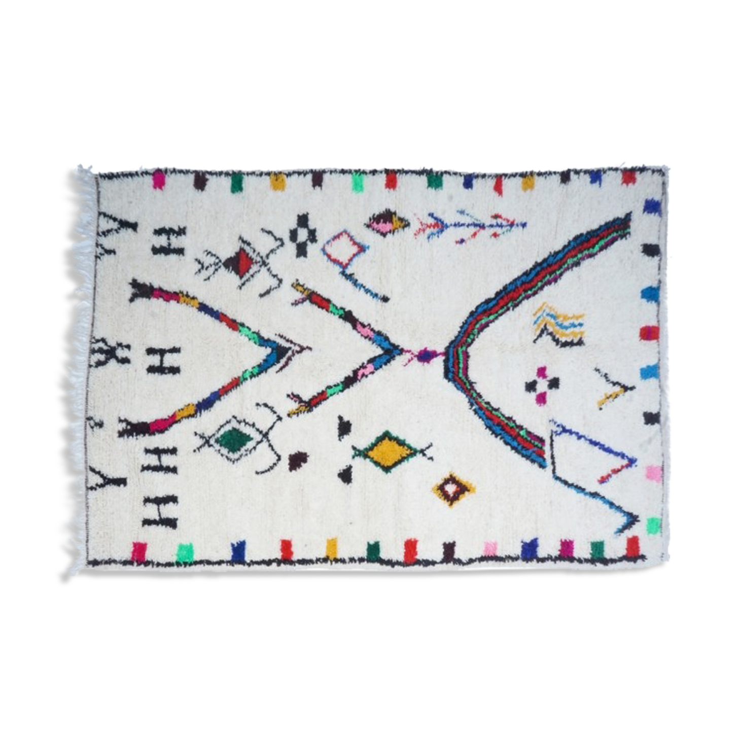 Colorful Berber carpet 260x152cm