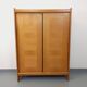 Vintage Guillerme et Chambron wardrobe in solid oak from the 60s