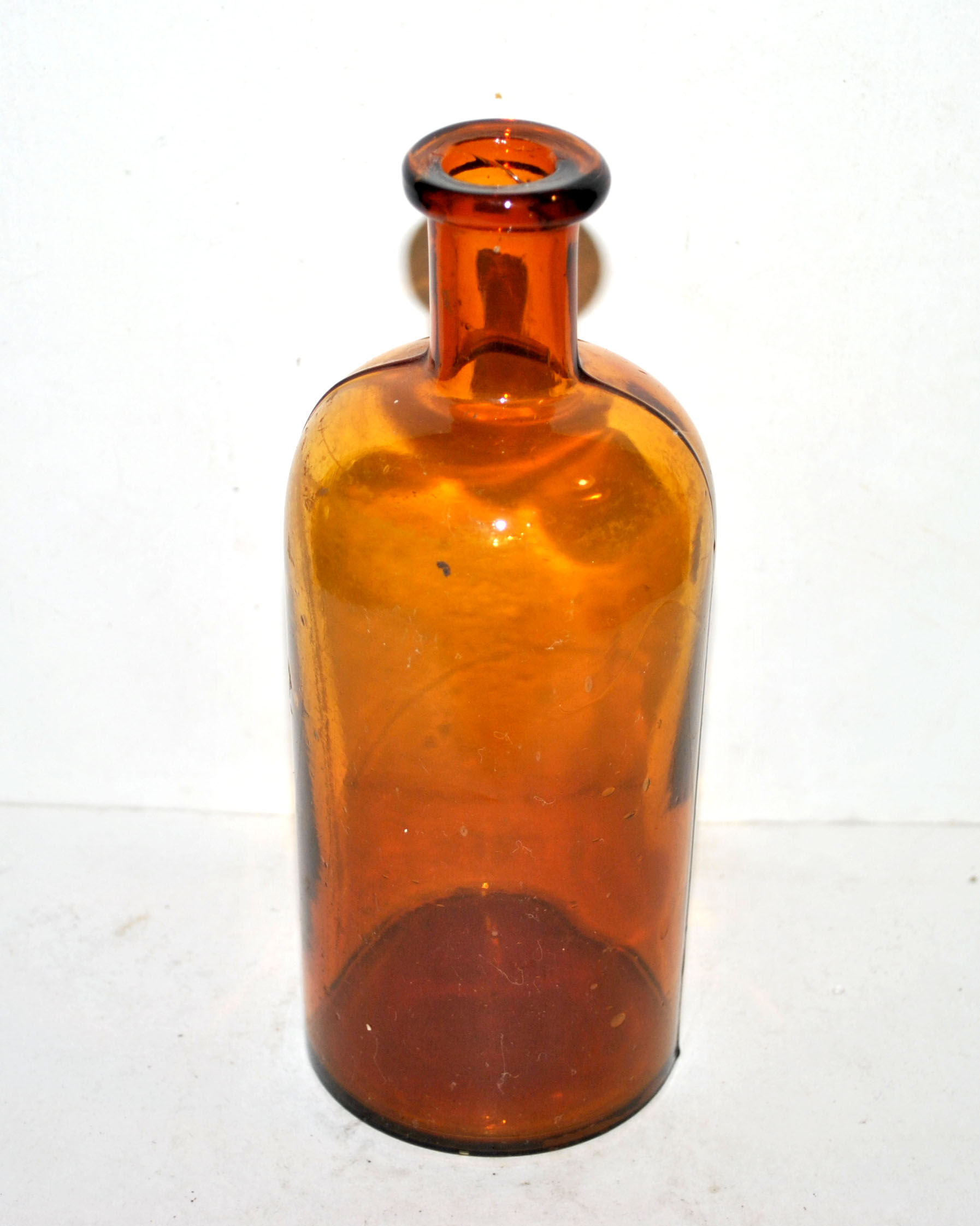 Set of 4 old brown glass apothecary bottles - Lab pharmacy bottle