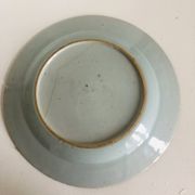 Blue and white porcelain plate from China