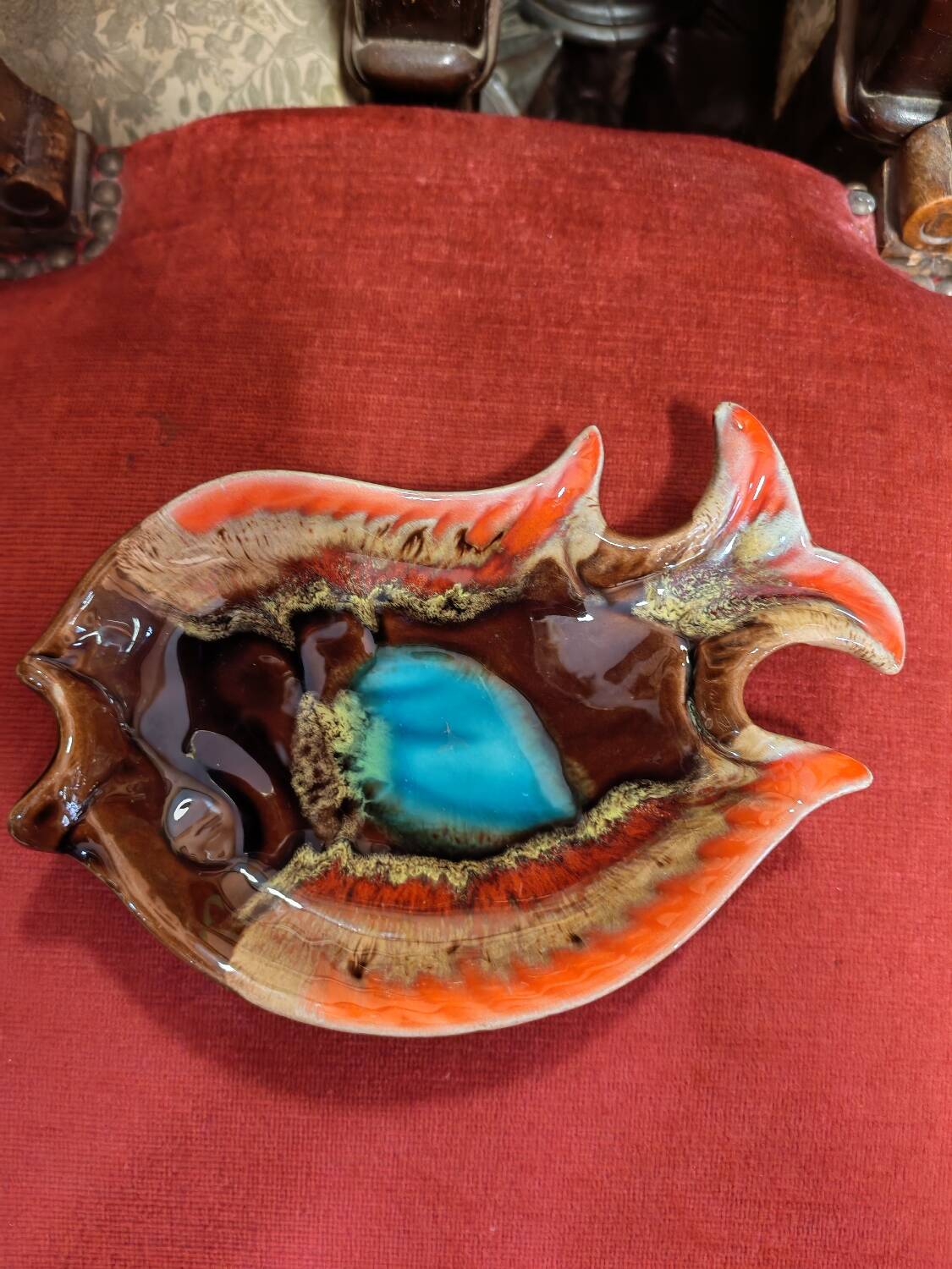 Ceramic aperitif duo Vallauris fish shape