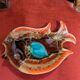 Ceramic aperitif duo Vallauris fish shape